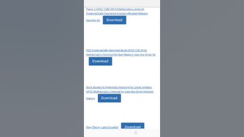 Download e books, UPSC CSE IFoS Mathematics Optional www.mindsetmakers.in