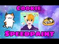 cookie speed paint and voiceover (cat yaoi)