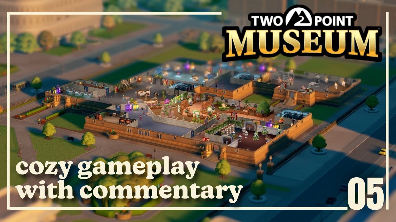 Two Point Museum Cozy Gameplay Ep 5 - Keeping Robbers at Bay - YouTube