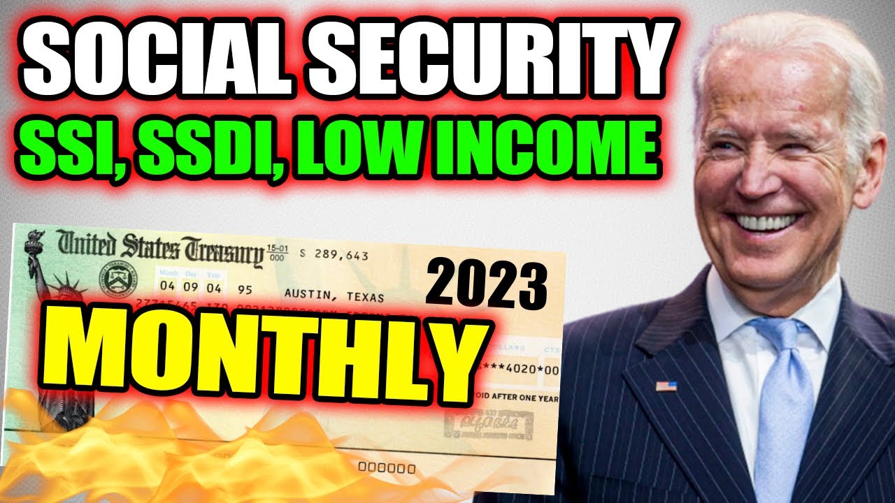 MONTHLY Extra 2400 Checks Bill NEW 2023 SSI, SSDI, Social Security