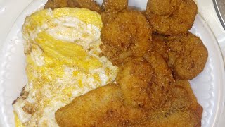 #cooking  #friedfish & #shrimp