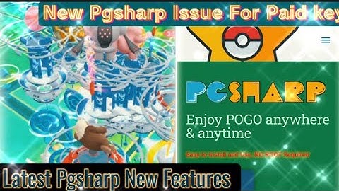 Pgsharp New Update launch with New Features for Upcoming events #modapk #hack #spoofing