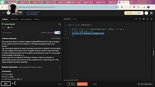 Linear Search Algorithm | linear Search In Java | Data Structure