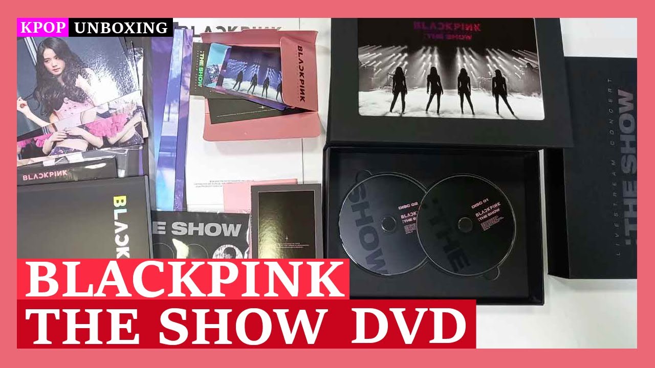 Unboxing BLACKPINK [THE SHOW] DVD 블랙핑크 BLACKPINK 2021 Kpop Unboxing 케이팝 언박싱  goods
