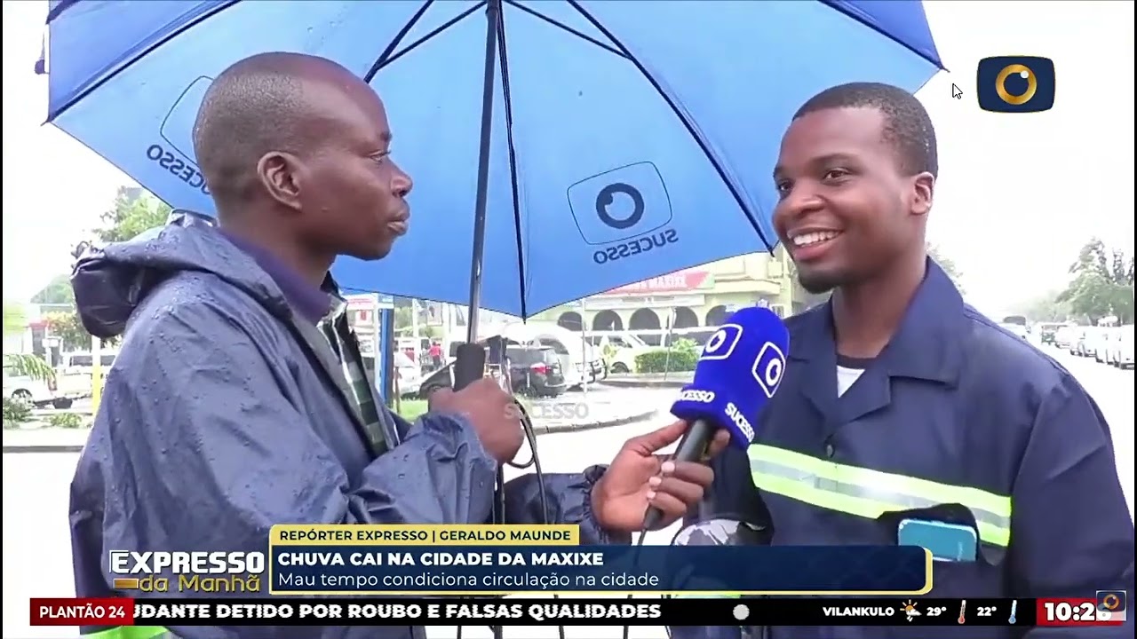 CIDADE DA MAXIXE ACORDA DEBAIXO DE CHUVA ESTA QUARTA-FEIRA
