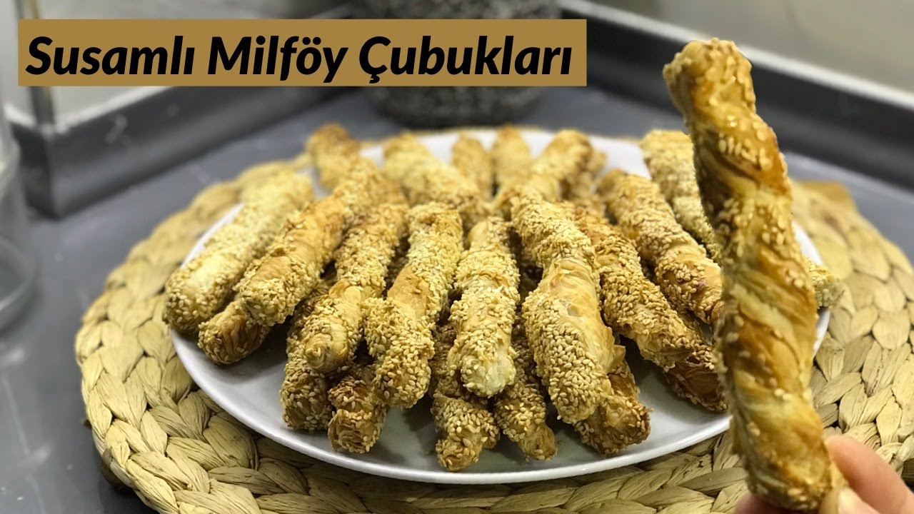 susamlı milföy çubukları – Naciye Kesici – Yemek Tarifleri