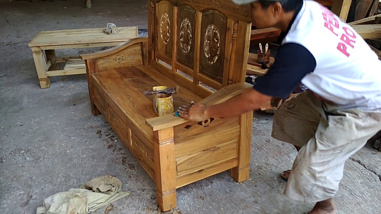 Harga Kursi  Sudut Kayu Akasia wood chair