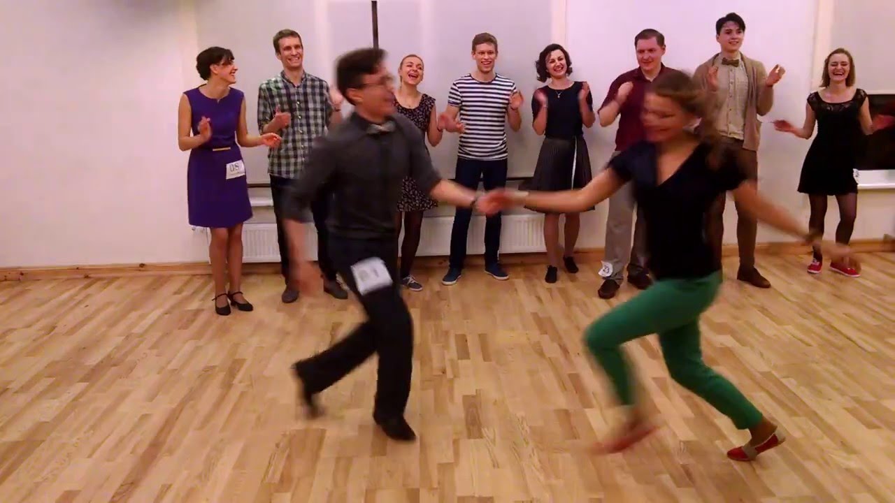 Lindy Hop Open Jack'N'Jill Final - Viktoriya Chuprina And Алексей Кравченко (KSDC Exchange 2016)