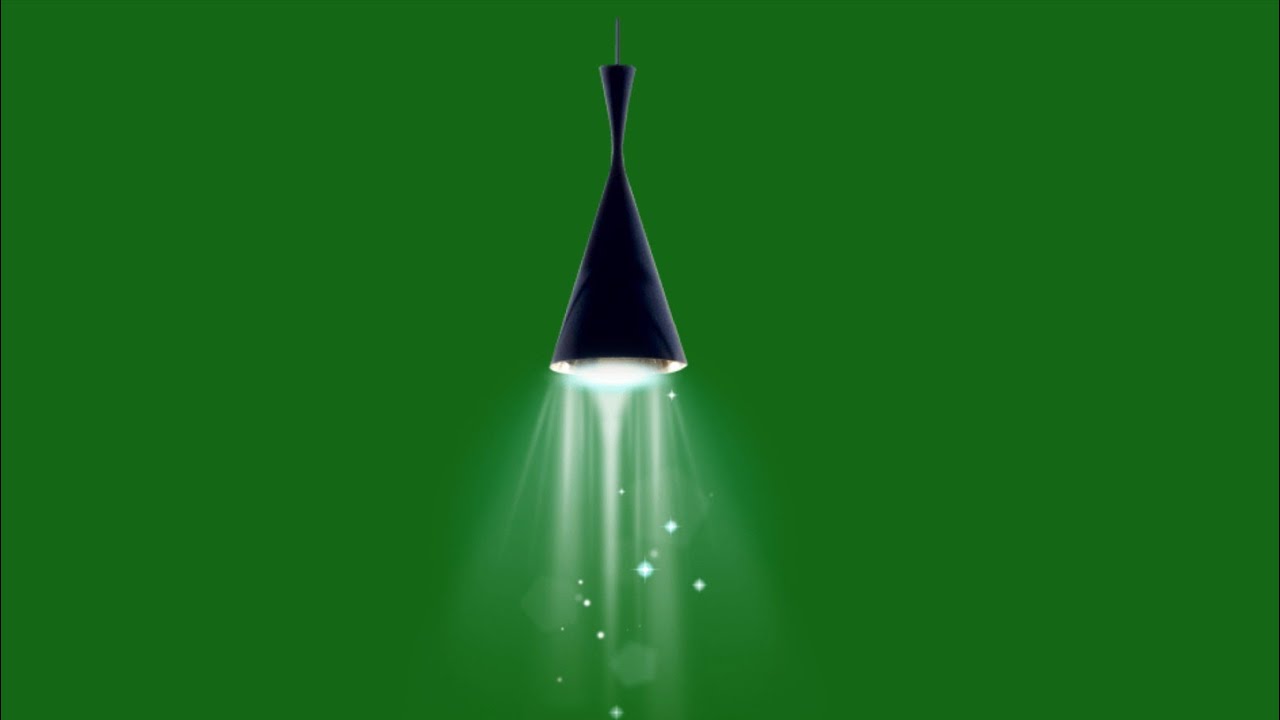 Hanging lights green screen Hanging lamp green screen Green screen