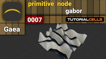 0007. primitives node ( gabor noise node ) in Gaea