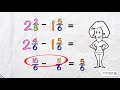 Subtracting Mixed Numbers (2)