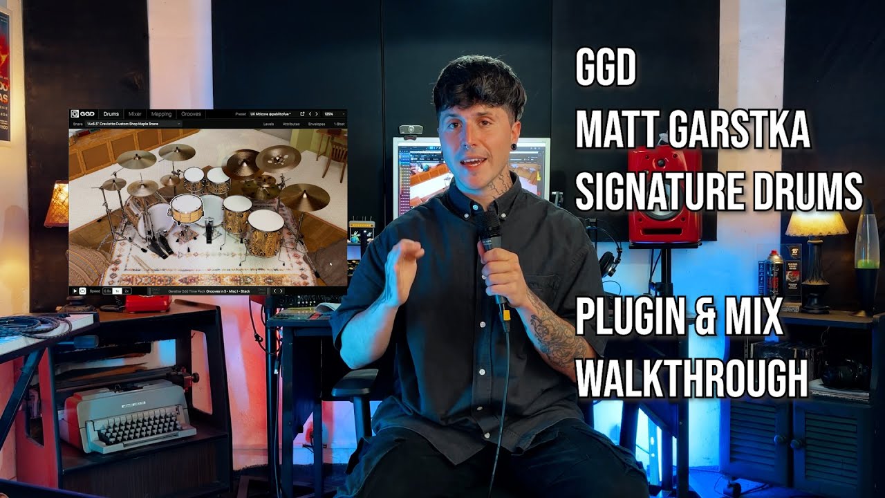 GGD Matt Garstka signature drums - Plugin and Mix Walkthrough @ggd