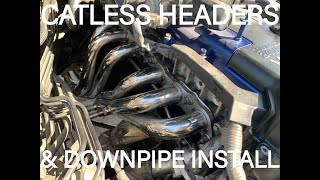CATLESS HEADERS (EXHAUST MANIFOLD) AND DOWNPIPE INSTALL FOR 2001-2005 LEXUS IS300