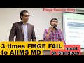 Fmge success story  dr sandeep md aiims  motivation for fmge students  fmge 2023 