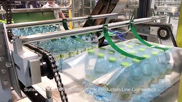 Sunswell 14000BPH 500ml Water packing shrink wrapping machine