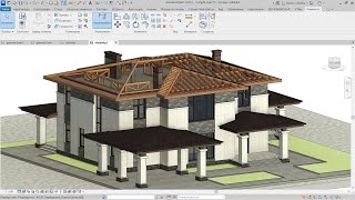 Как сделать крышу в Autodesk Revit. Часть III.II - Инструмент балочная система