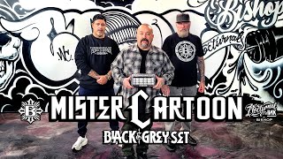 Mister Cartoon X Nocturnal Ink - Black and Grey Ink Set