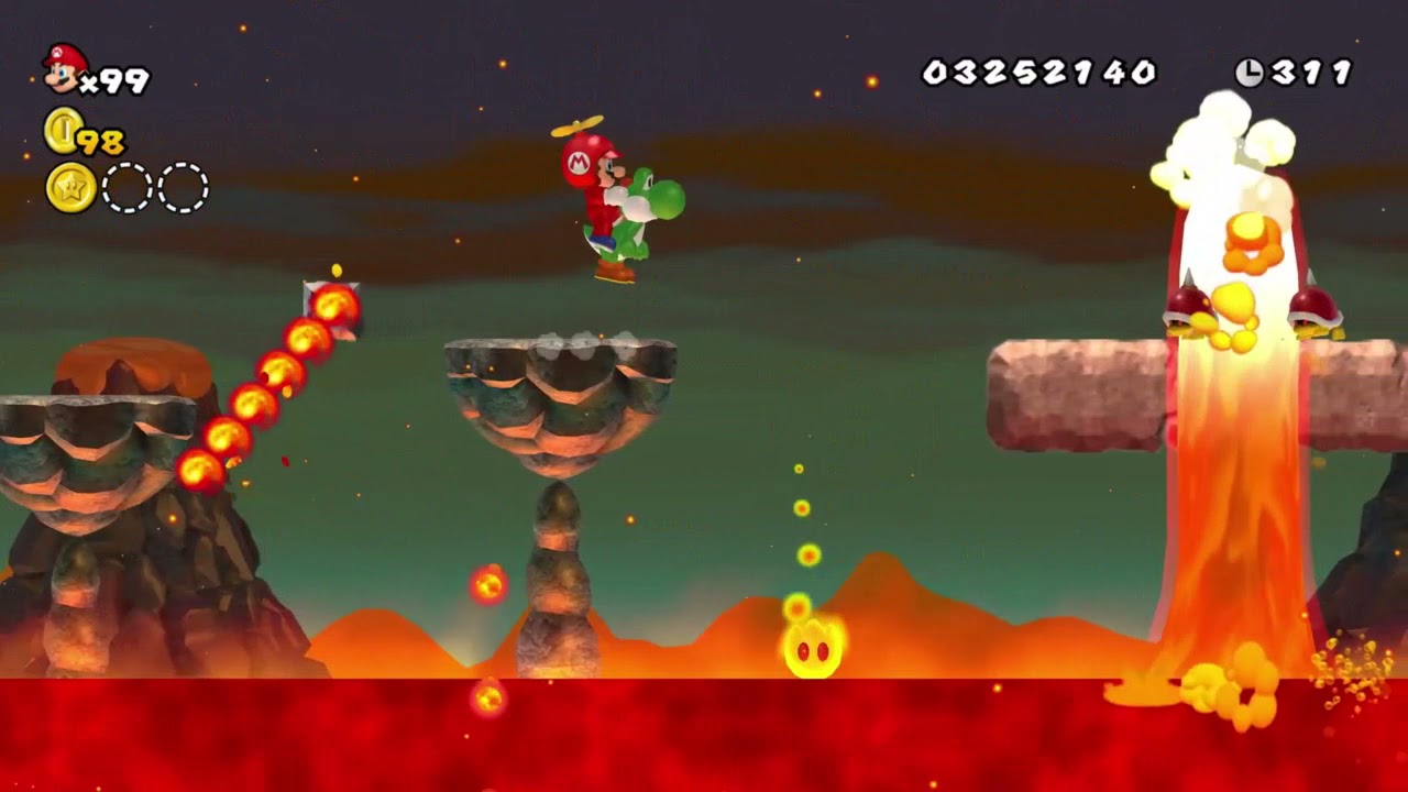 New Super Mario Bros Wii (outside volcano remix)