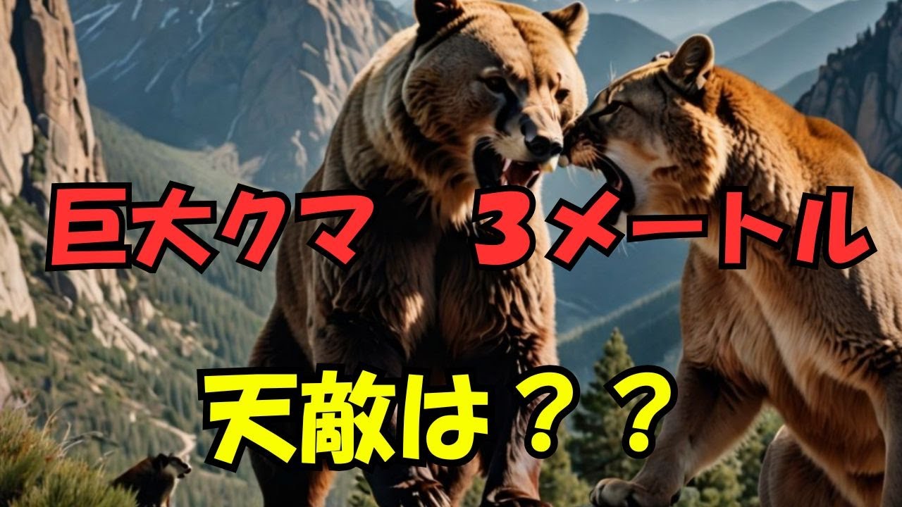 ①クマに天敵はいるのか――地球史が示す「脆弱の瞬間」と捕食者の条件 - YouTube