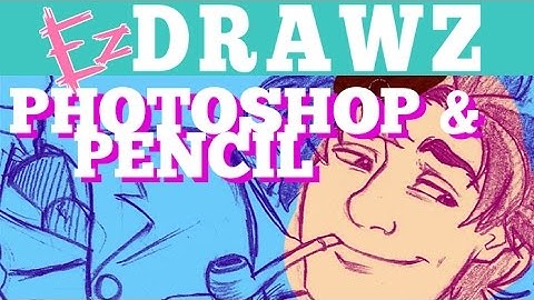Isolating Pencil Lines in Photoshop TUTORIAL - EzDRAWZ