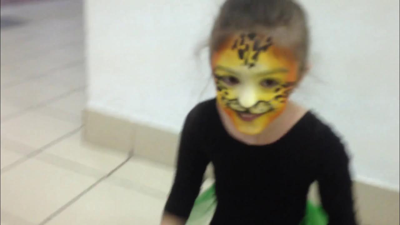 Face painting - Tiger & Leopard (Аквагрим Тигр и Леопард) - YouTube