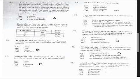 Cxc IT 2017 specimen