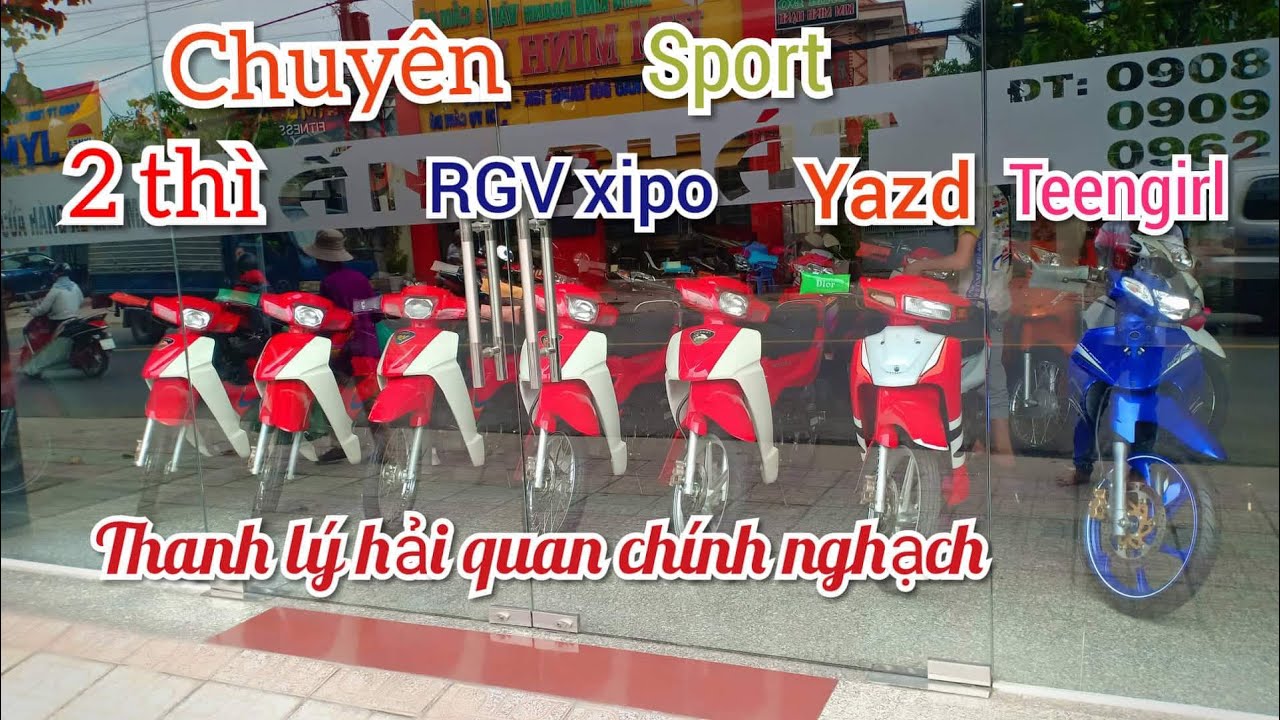 Bán Xipo 110 ,Yaz , stinger , siport 120 lớn nhất bình... - youtube