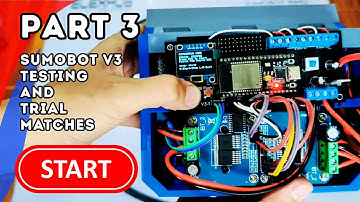 ELEXHUB  Sumobot Version 3 - Part 3: Calibration and Testing