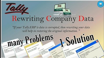 internal error. contact tally solutions // Memory access violation