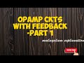 opamp configurations with feedback