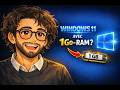 Windows 11 avec 1 Go de RAM : Mission Impossible ?