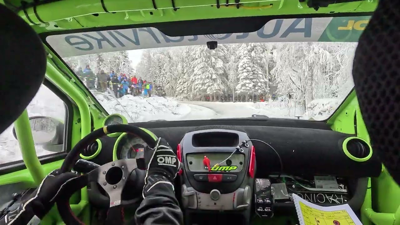 Toivakka Ralli EK3 14.2.2026 Vilho Mattila Sami Heino Toyota Aygo