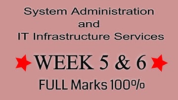 System Administration and IT Infrastructure Services 2020 | Coursera Solution | Week 5 & 6 Solutions