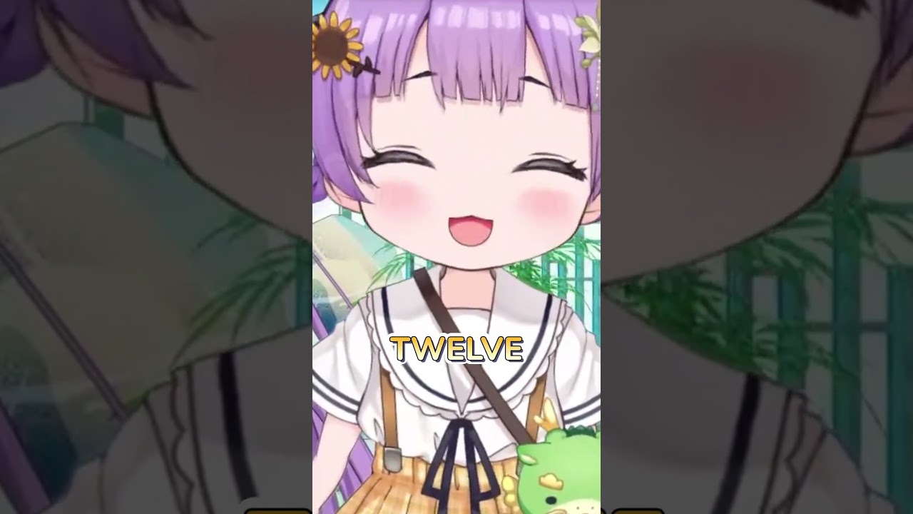 Reika Counts to Twelve in English! #otsukaray #vtuber #vtuberclips