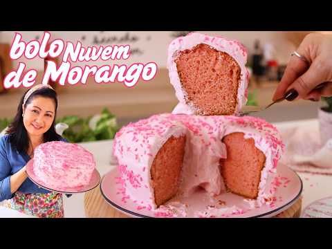 PINK STRAWBERRY CLOUD CAKE – THE PERFECT SURPRISE FOR CHILDREN'S DAY! Dika da Naka