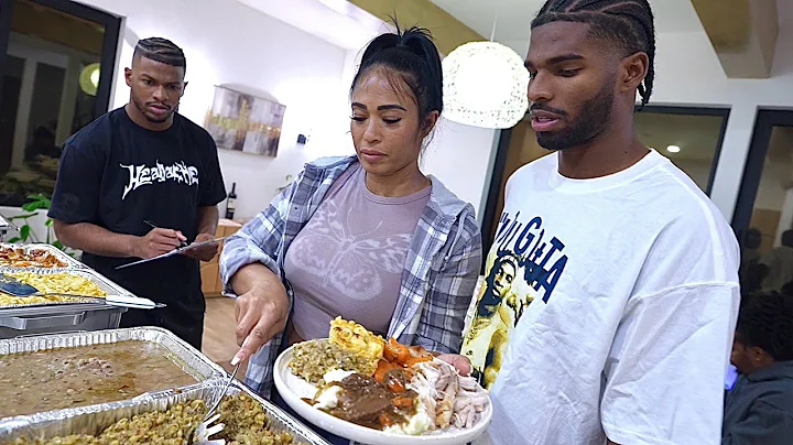 Shilo Visits Shedeur & Mother in Cleveland for Thanksgiving (Full Food Review)