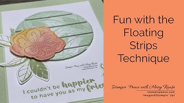 Floating Strips Technique with Naturally Gilded Specialty DSP and Hello, Irresistible Suite.