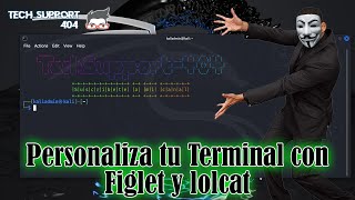 Personaliza tu terminal de Kali con figlet y lolcat!