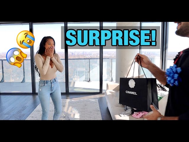 SURPRISING MY GIRLFRIEND WITH A CHANEL BAG (she was not