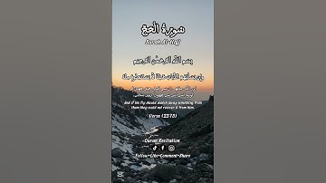 Surah Al-Hajj Ayah 73 | Powerful Quran Verse About Weakness of Idols | سورة الحج 22:73 #SurahAlHajj