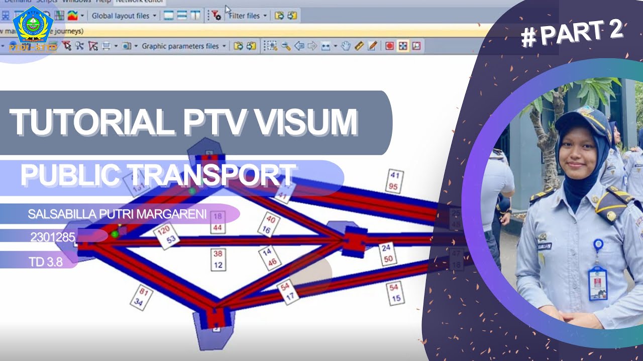 Part 2. Permodelan Public Transport PTV VISUM - YouTube