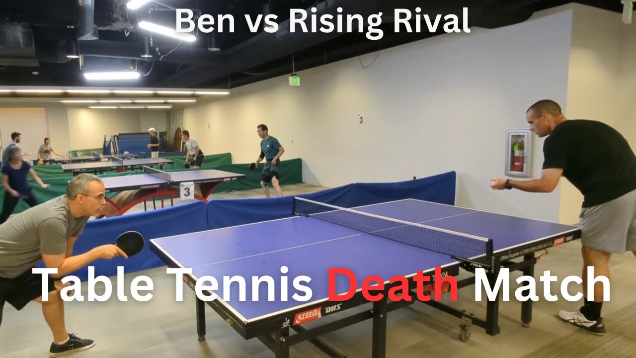 Match Vs Table Table Tennis Match vs. Logan in 4K🏓 | Improving Footwork & Attacks ...
