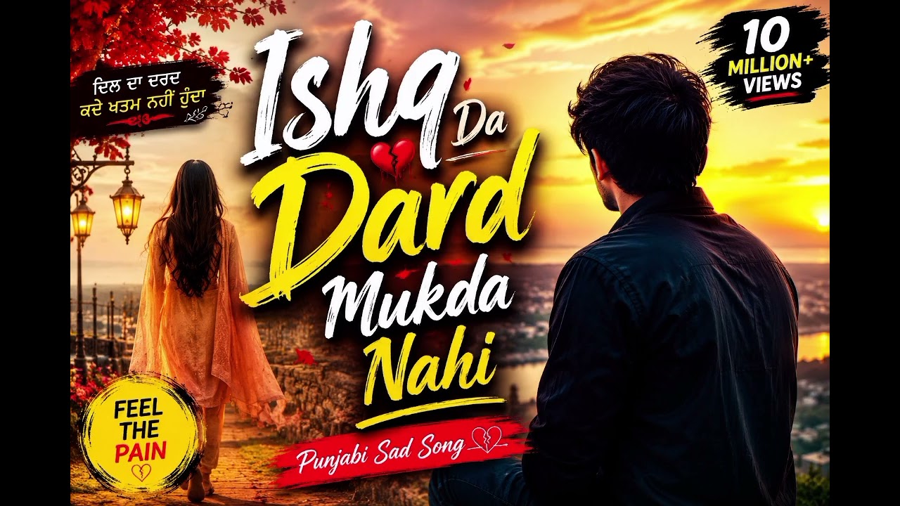 💔 Ishq Da Dard Mukda Nahi🥀 new Punjabi sad song 2026