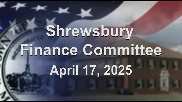 Finance Committee Meeting - April 17, 2025