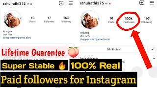 Buy Instagram Followers | Instagram Par Follower Kaise Badhaye | how to increase followers on instag