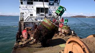 CGC Marcus Hanna buoy maintenance and seasonal swap out