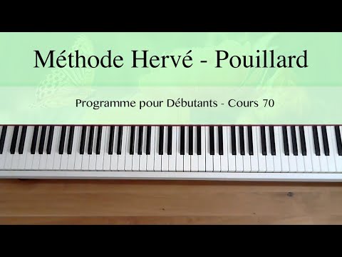 Méthode de Piano Hervé - Pouillard pour Débutants - Cours 70 (Duvernoy) -  YouTube