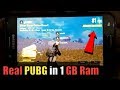 How to play Pubg Mobile in 1gb ram without lag with proof