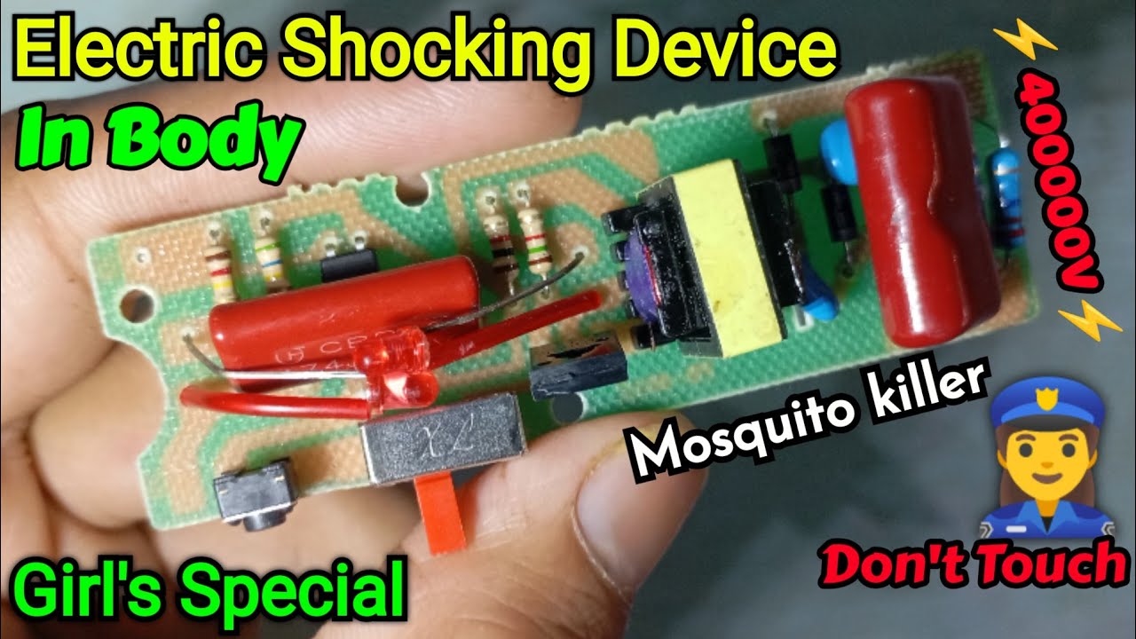 👮‍♀️Girl's Safety 🛟 Device | Mosquito Killer से बनाओ Electric shocking Device | 