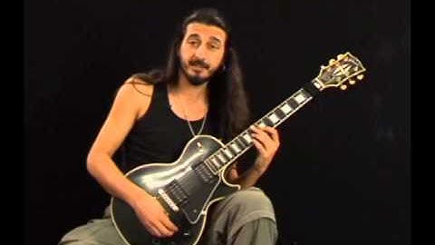 4 Notes Per String Tapping Lick in F# Minor - Shred Guitar Lesson